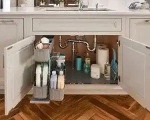 Tacoma WA Cabinets with under sink caddy 